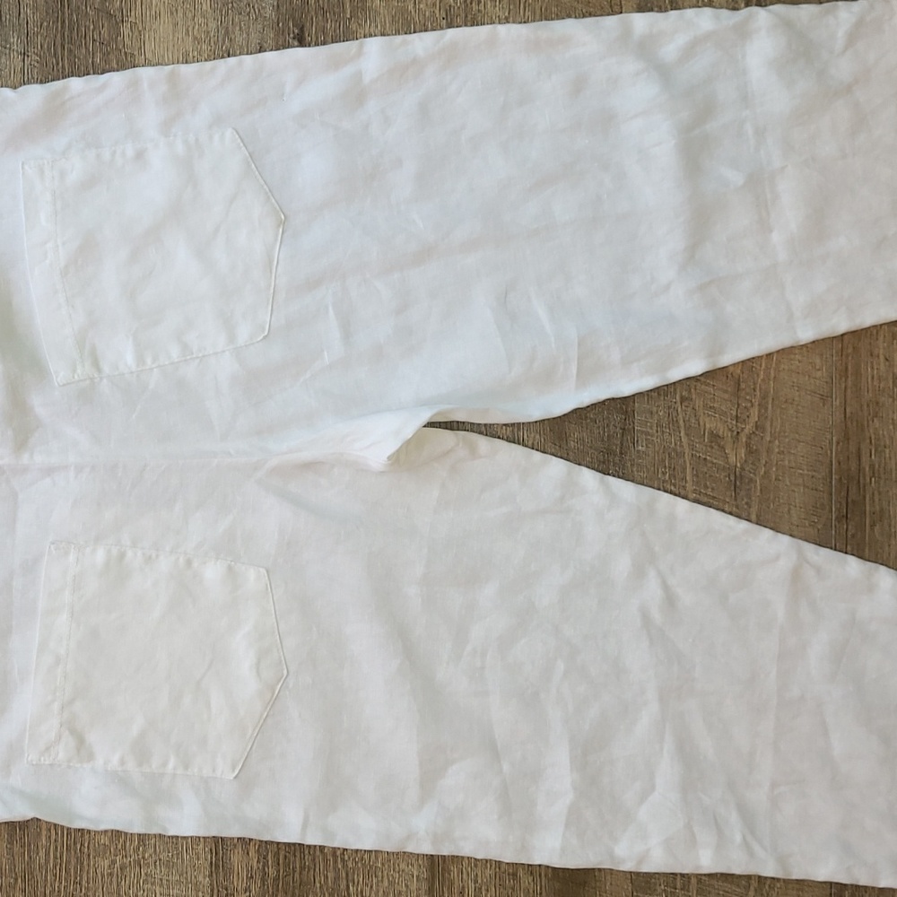 NWT! Mate the Label Maya Linen Overalls - White - Picture 6 of 15
